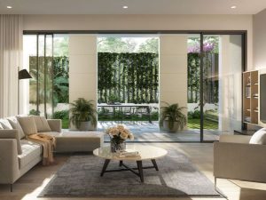 Kết nối sân vườn Sự giao thoa giữa nội thất và thiên nhiên qua cửa lùa hệ Slim Panorama