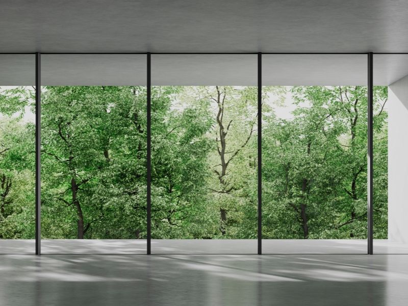 cửa nhôm slim panorama kogen kết nối thiên nhiên