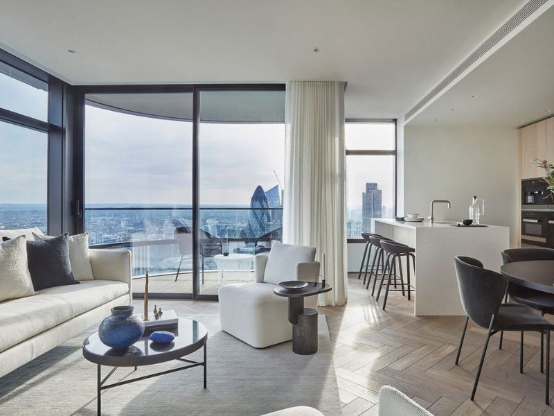 Kiến Trúc Cao Tầng Thông Minh Cửa Slim Panorama Tối Ưu Ánh Sáng Và Gió Tự Nhiên