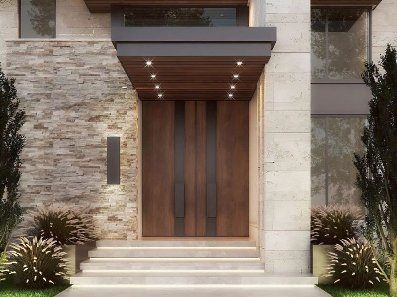 Cửa biệt thự truyền thống - Giữ lại tinh thần cổ điển trong không gian biệt thự hiện đại