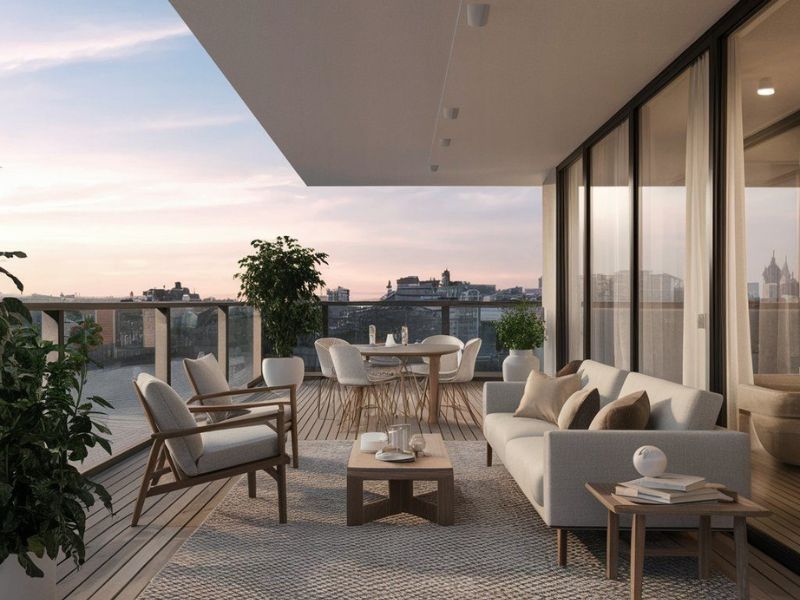 Biến ban công thành không gian thư giãn với cửa Slim Panorama