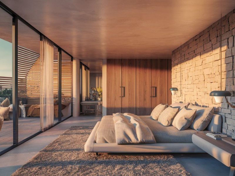 Chọn cửa Slim Panorama để phòng ngủ luôn sáng nhưng vẫn giữ được sự riêng tư