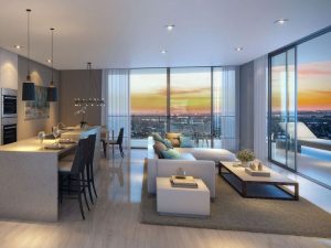 cửa trượt tự động hệ slim ngoại thất