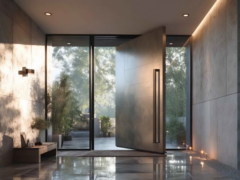 Cửa biệt thự Pivot - Biểu tượng mới của kiến trúc sang trọng và tinh gọn