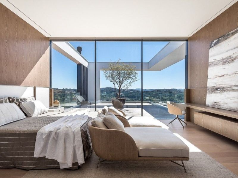 Giải pháp cửa trượt Slim Panorama cho từng kiểu phòng ngủ hiện đại