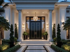 Cửa nhôm biệt thự 2 cánh - Biểu tượng duyên dáng trong kiến trúc biệt thự Á – Âu