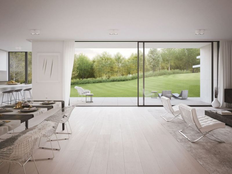 Điều khiển từ xa nhiều chức năng: Sự tiện dụng của cửa Slim Panorama tự động