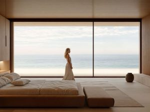 cửa trượt tự động hệ slim ngoại thất