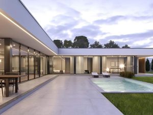 cửa nhôm trượt slim ngoại thất