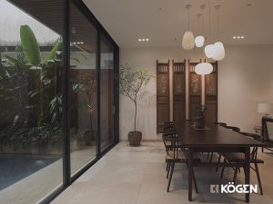 cửa slim ngoại thất mở lùa